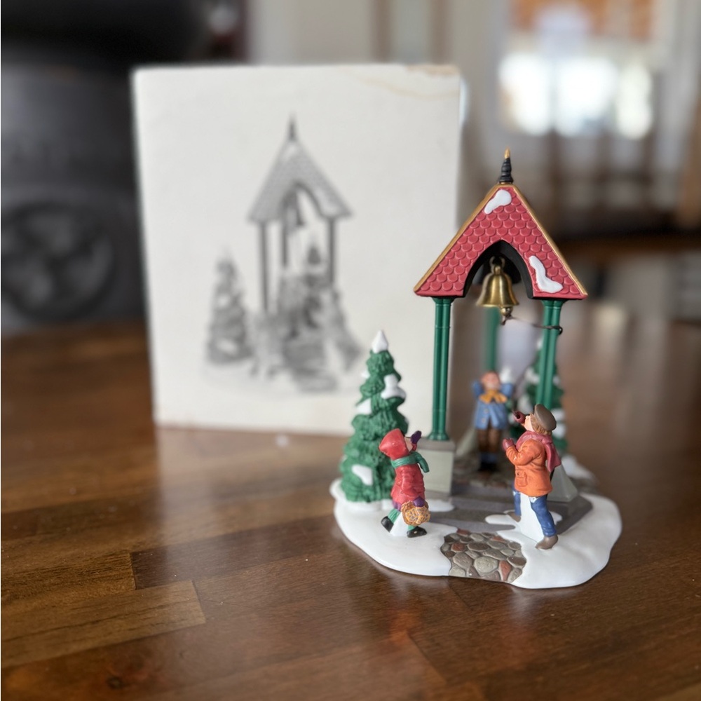 Department 56 Red and Green Holiday Bell Pavilion